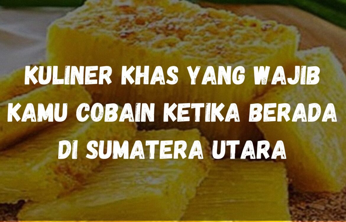 Kuliner khas yang wajib kamu cobain ketika berada di Sumatera Utara